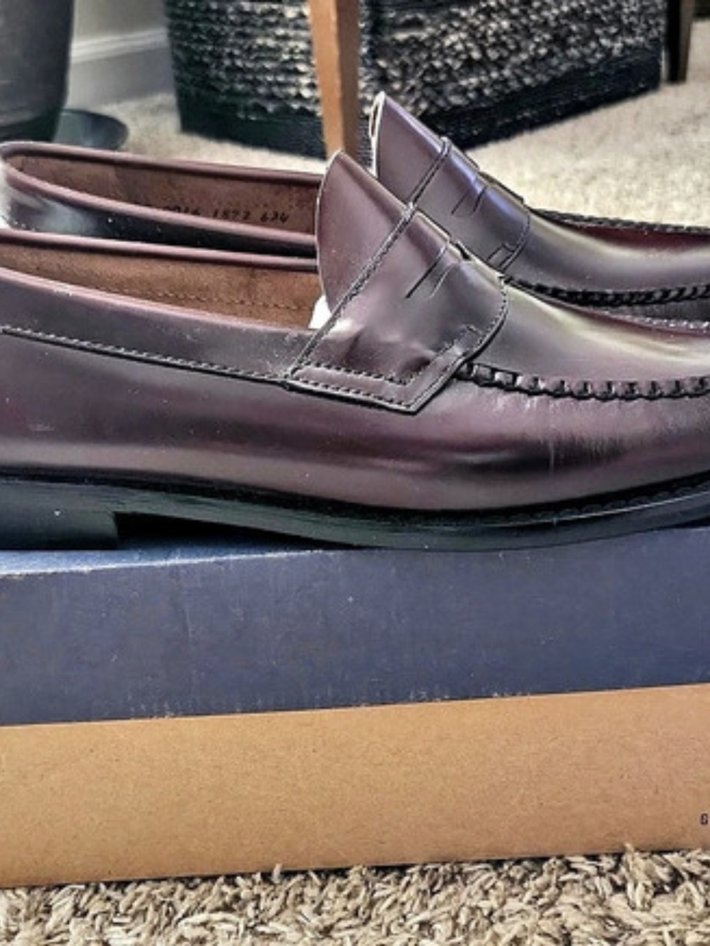 G.H. Bass & Co. Men's Walter Larson Weejuns Penny Loafer Size 8.5 EE Wide New